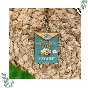 Artisan Nut-Thin Keychain | Handmade | Mini Brands | Quirky | Fun | NWOT